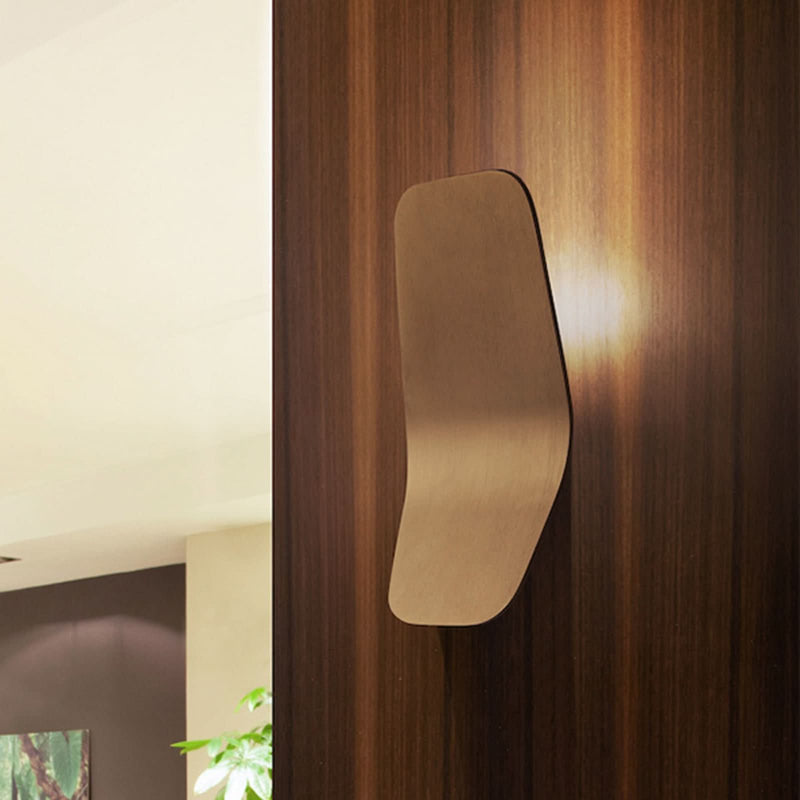 Applique murale LED Ashiya en aluminium, bronze brossé, hauteur 27 cm
