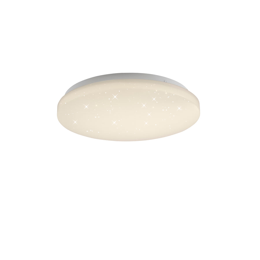 Plafonnier Uranus blanc, L 26 cm (14285-16)
