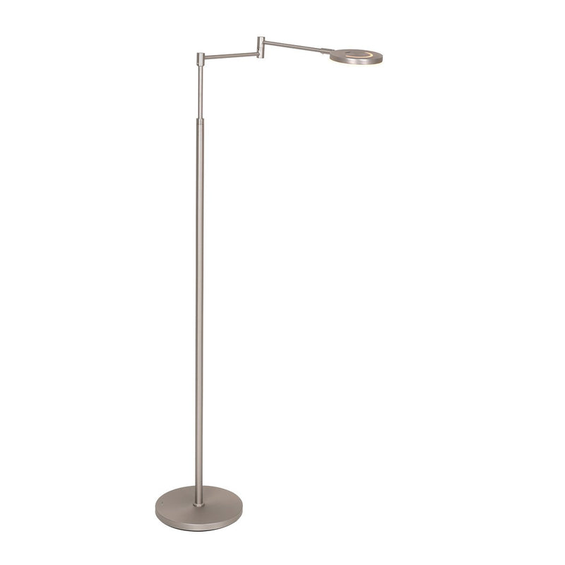 Silberne Stehlampe Soleil