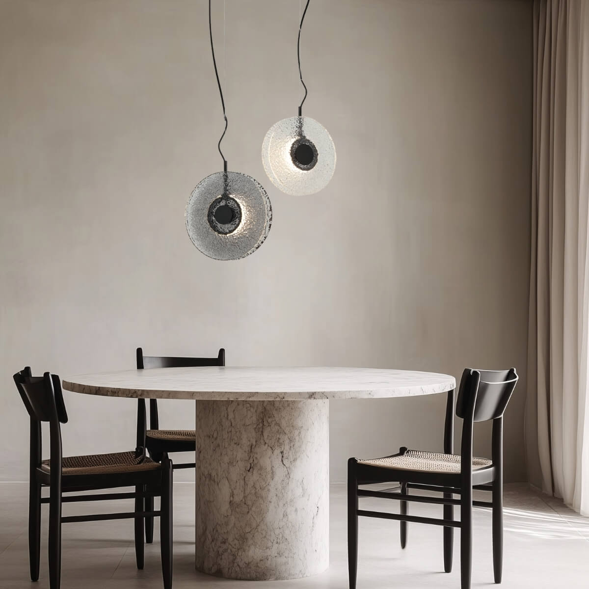 Suspension ZAMBELIS D280 8W DESIGN Noir 23072