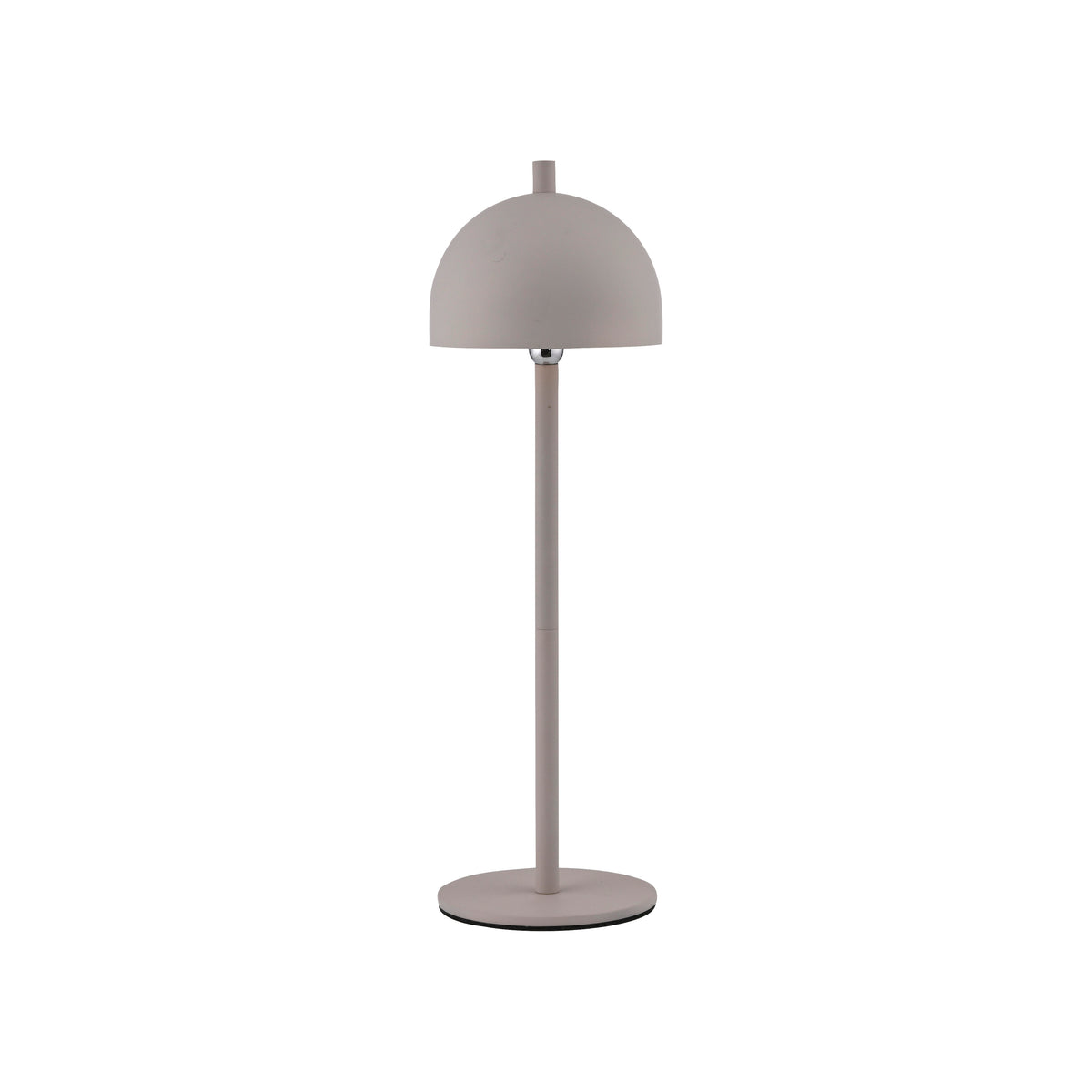 Produit seul détouré sur fond blanc, abat-jour demi-sphère beige