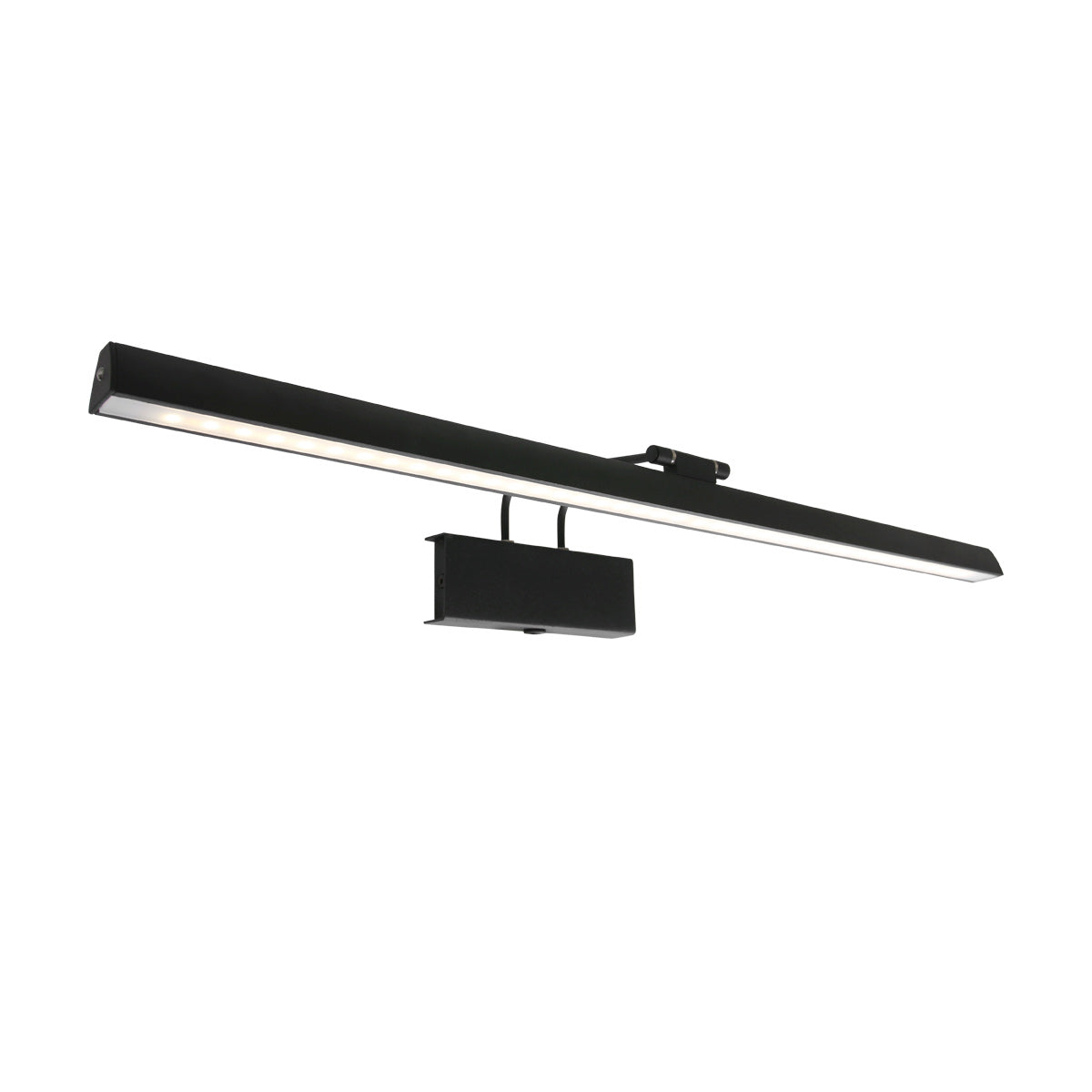 Applique tableau noire LED Litho, finition noire mate
