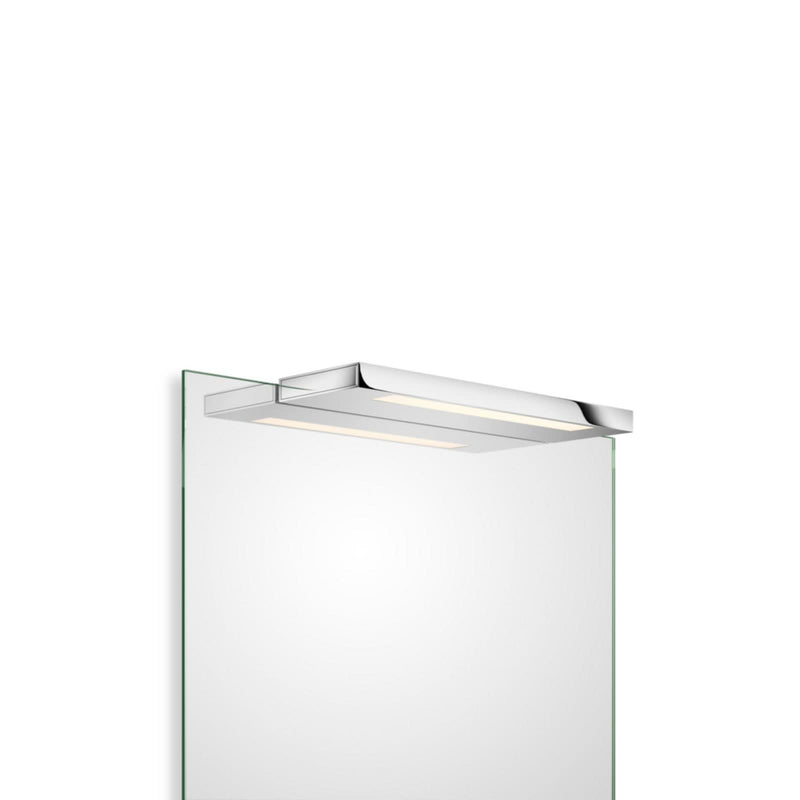 Applique murale LED Slim 1 en métal, chromé, hauteur 2 cm, IP44