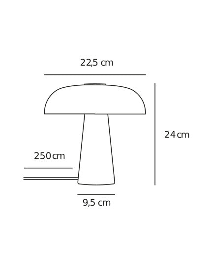 Lampe à poser Glossy Mini rose, verre