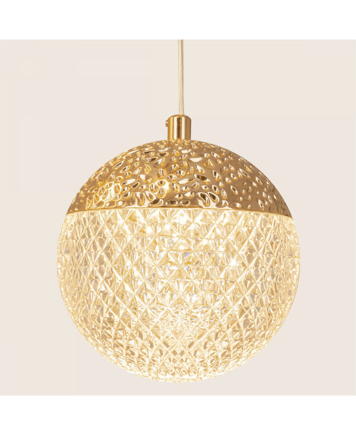 Suspension ZAMBELIS D430 52W Dimmable DESIGN Or Mat 25325