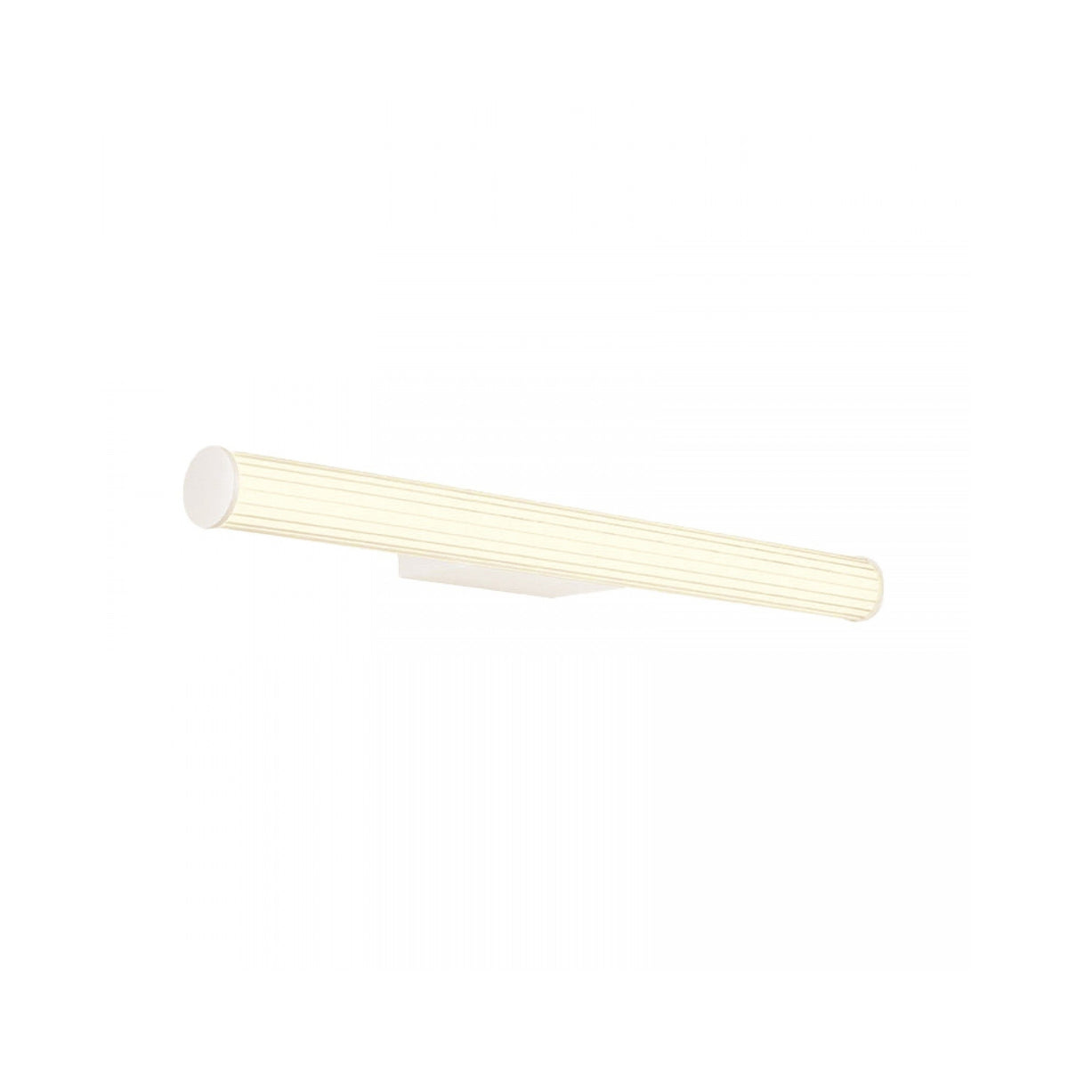 Détail de la finition striée du diffuseur et embout blanc arrondi