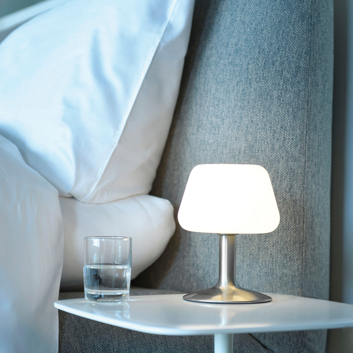 Lampe à poser Till acier, verre
