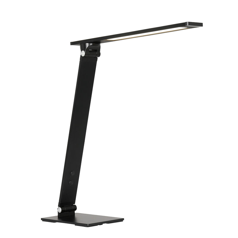 Serenade 2684ZW Tischleuchte, verstellbare schwarze LED-Schreibtischlampe