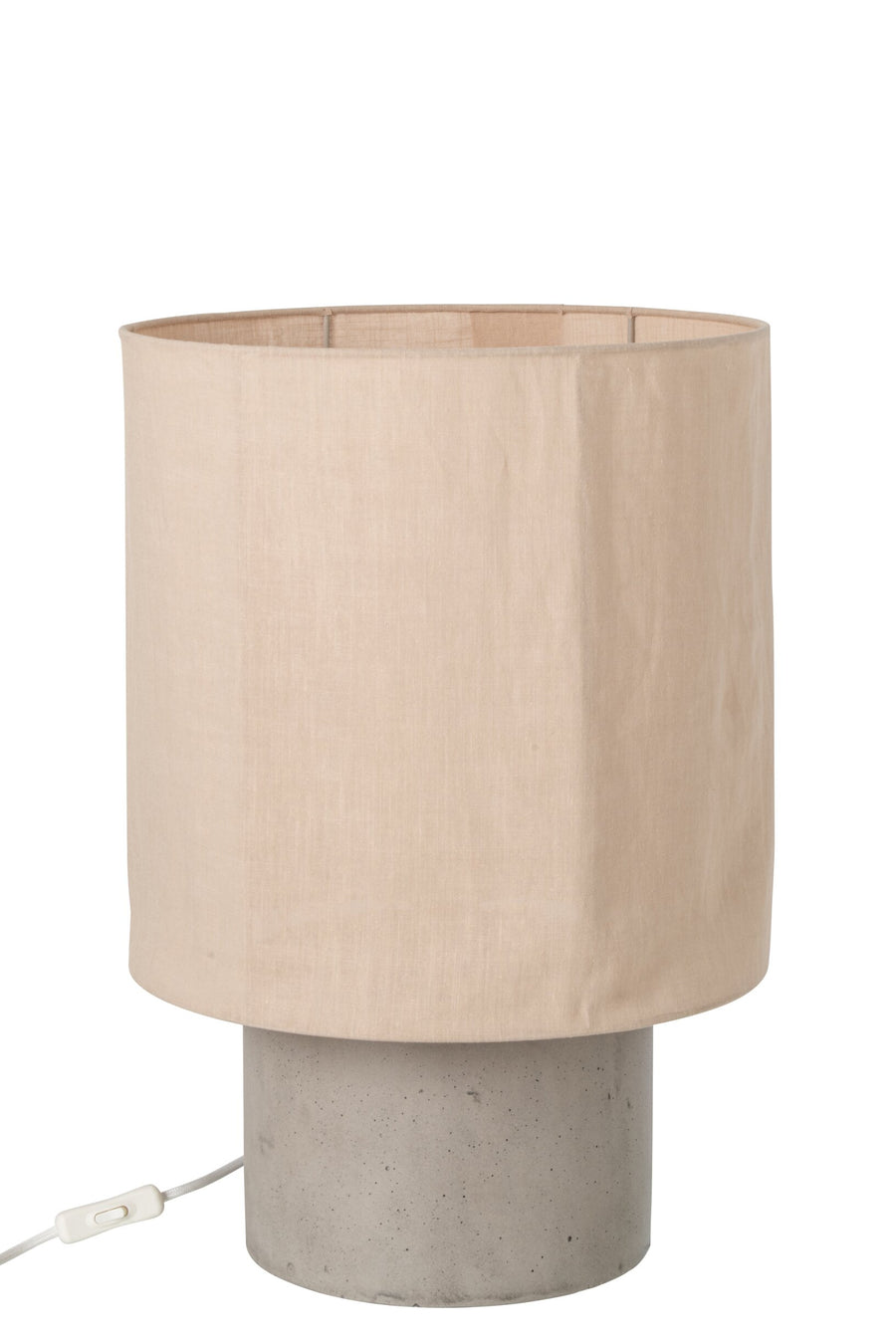Lampe à poser en ciment, grand modèle