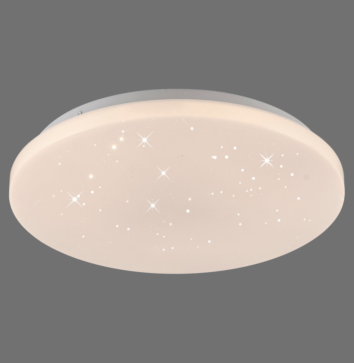 Plafonnier Uranus blanc, L 34 cm