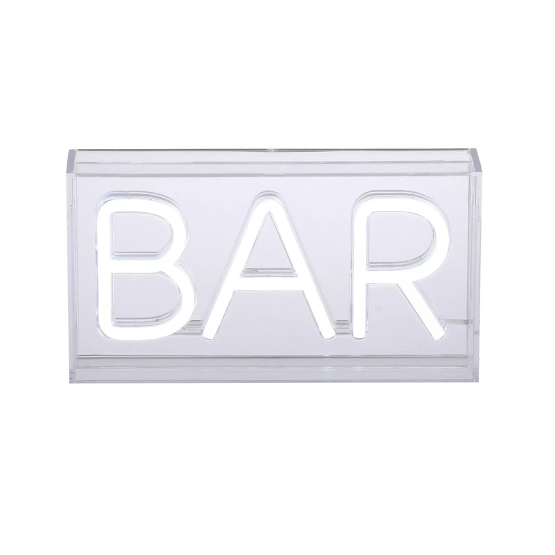 Applique murale Neon-Bar blanche