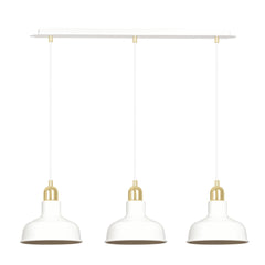 Suspension Ibor 3 lumières blanche