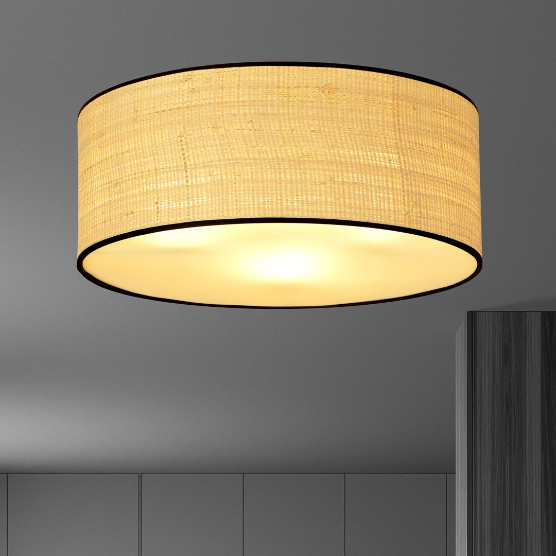 Hängeleuchte Aston, 3-flammig, Rattan