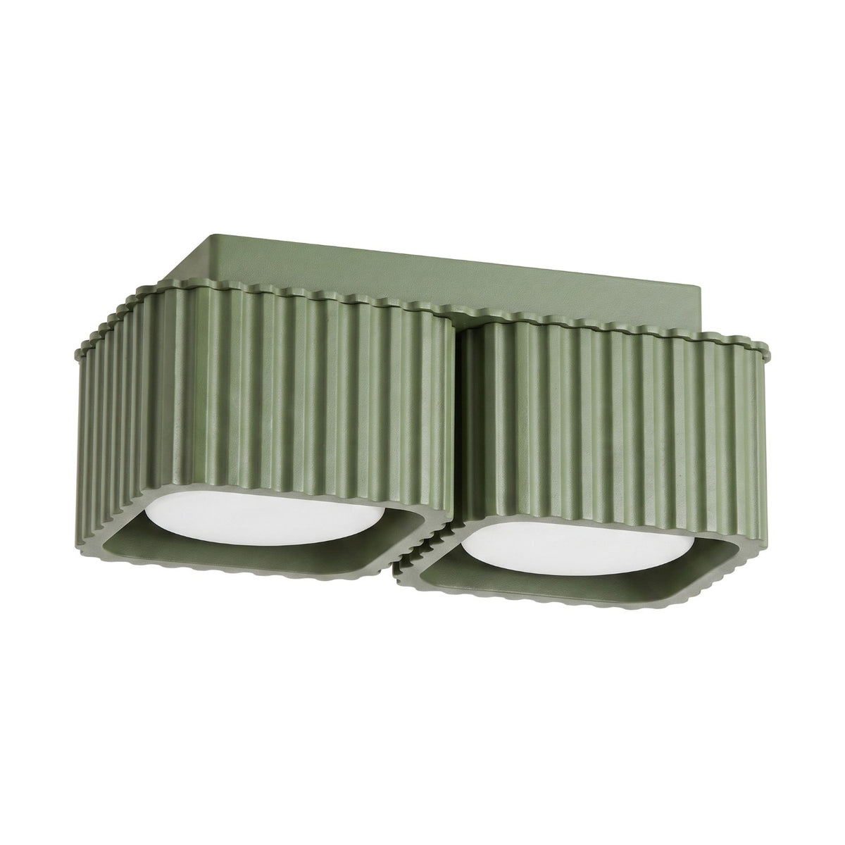 Plafonnier RIFF 2 GX53 Vert olive