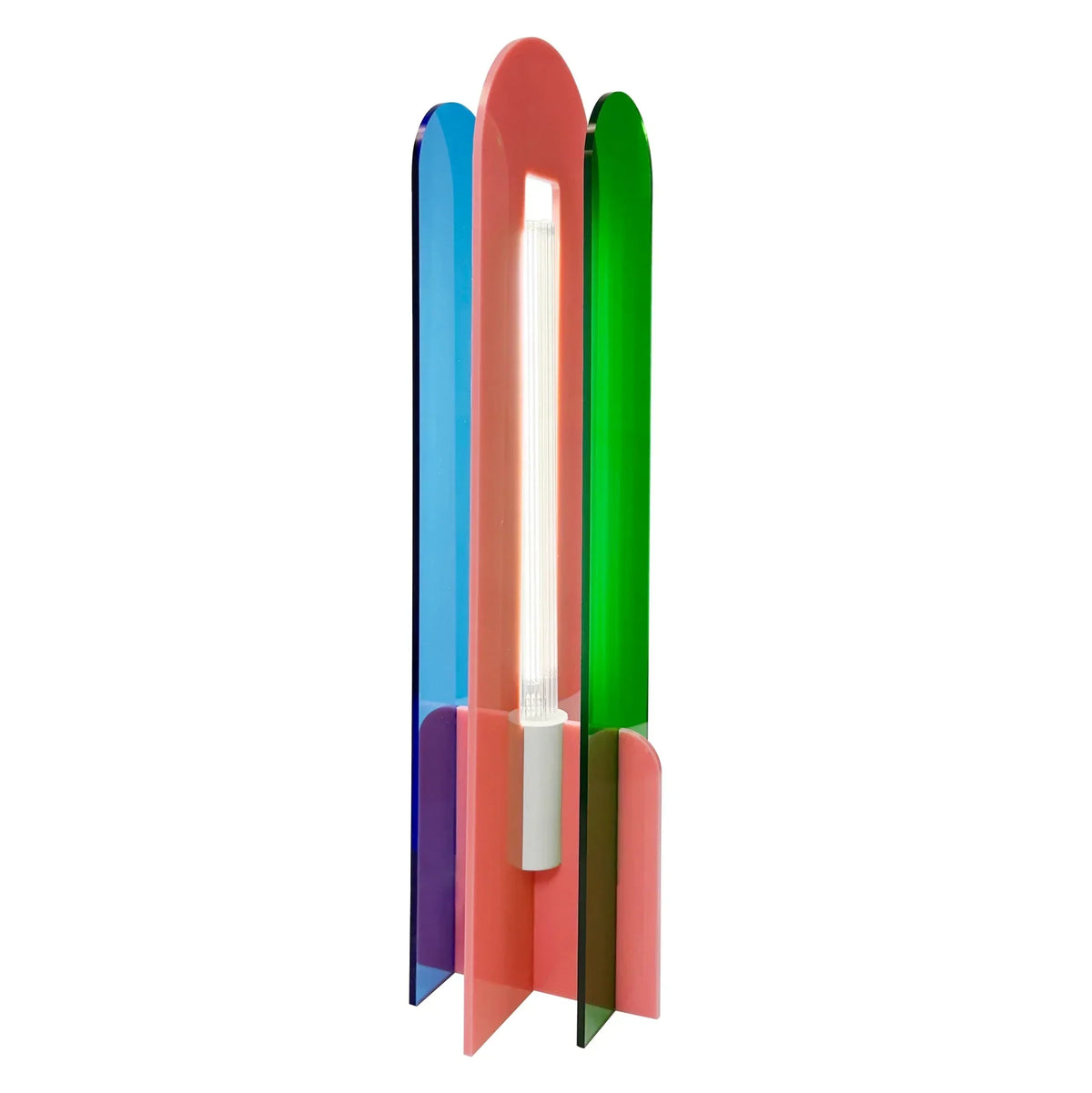 Lampe de table Andy – Design Pop Art en acrylique coloré