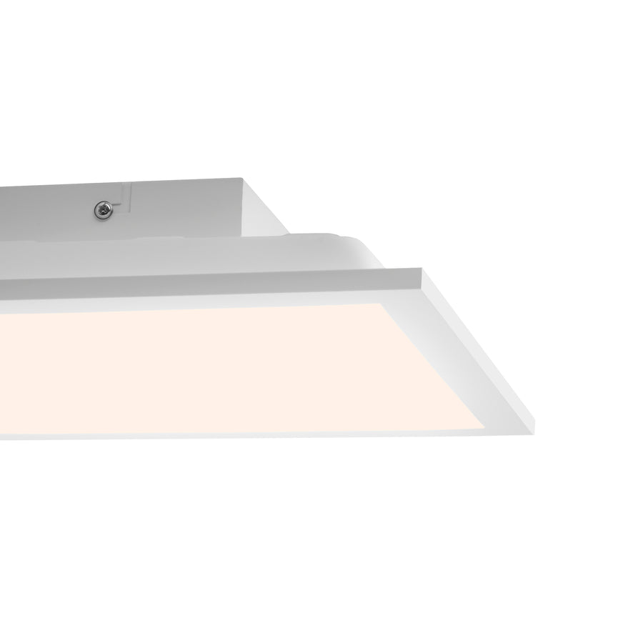 Plafonnier Fleet blanc, L 29,5 cm