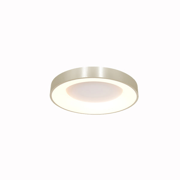Dimmbare LED-Deckenleuchte Ringlede Silber