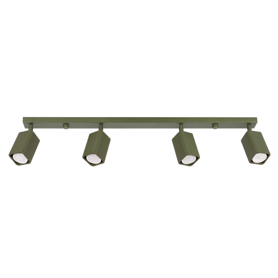 Plafonnier RAYO 4L Vert olive