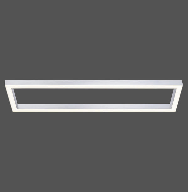 Plafonnier Pure-Lines aluminium, L 110 cm (6023-95)