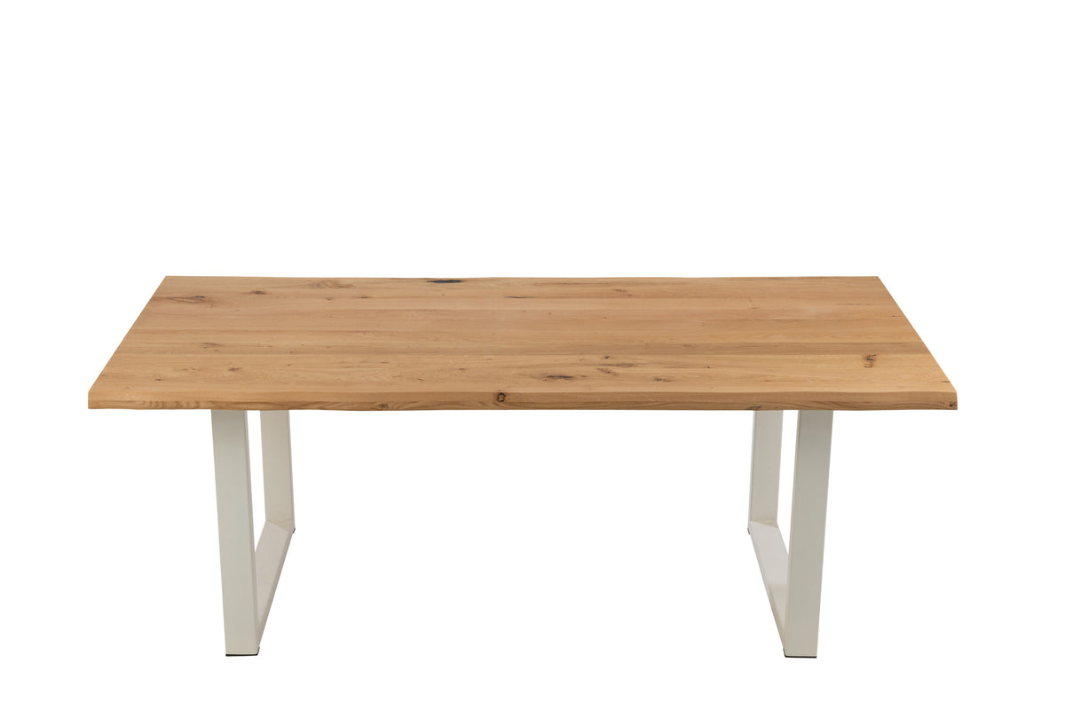 Pieds Table Acier Blanc