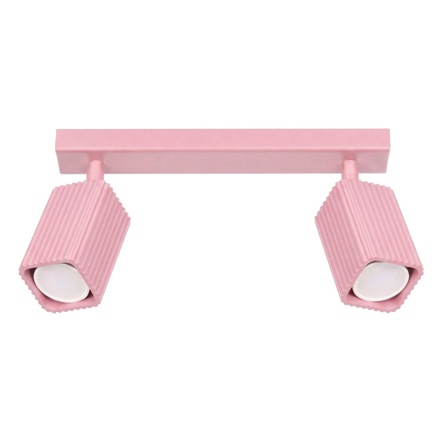 Plafonnier RAYO 2 Rose