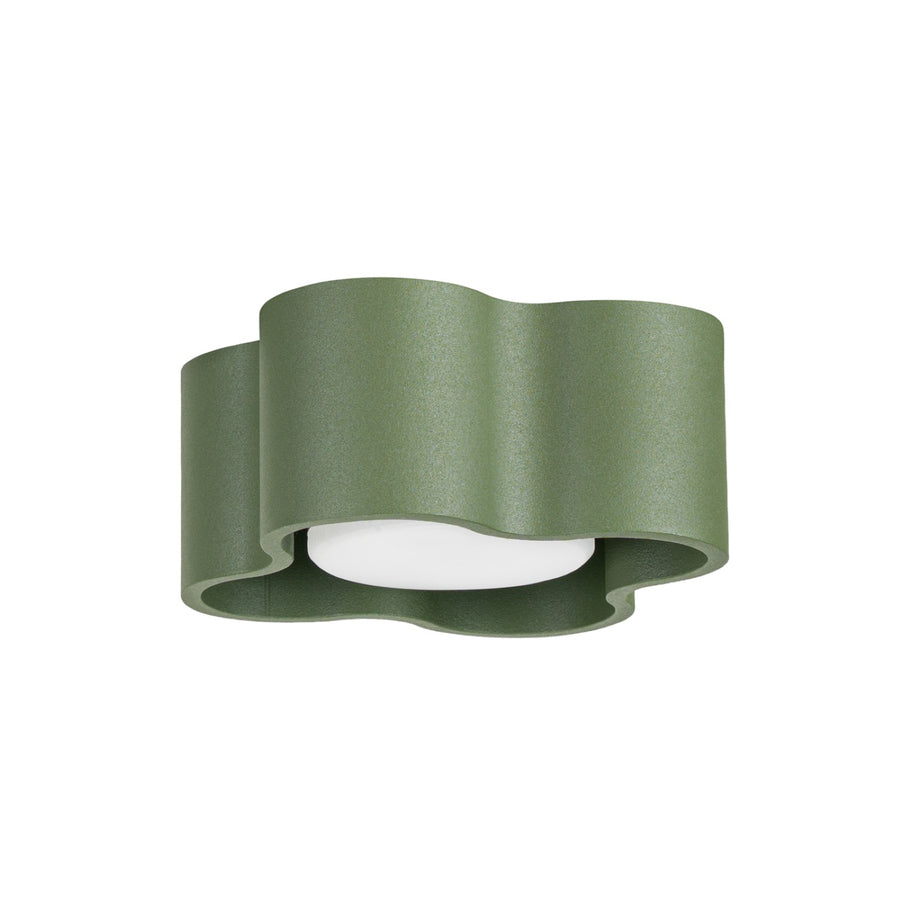Plafonnier OVIO 1 GX53 Vert olive