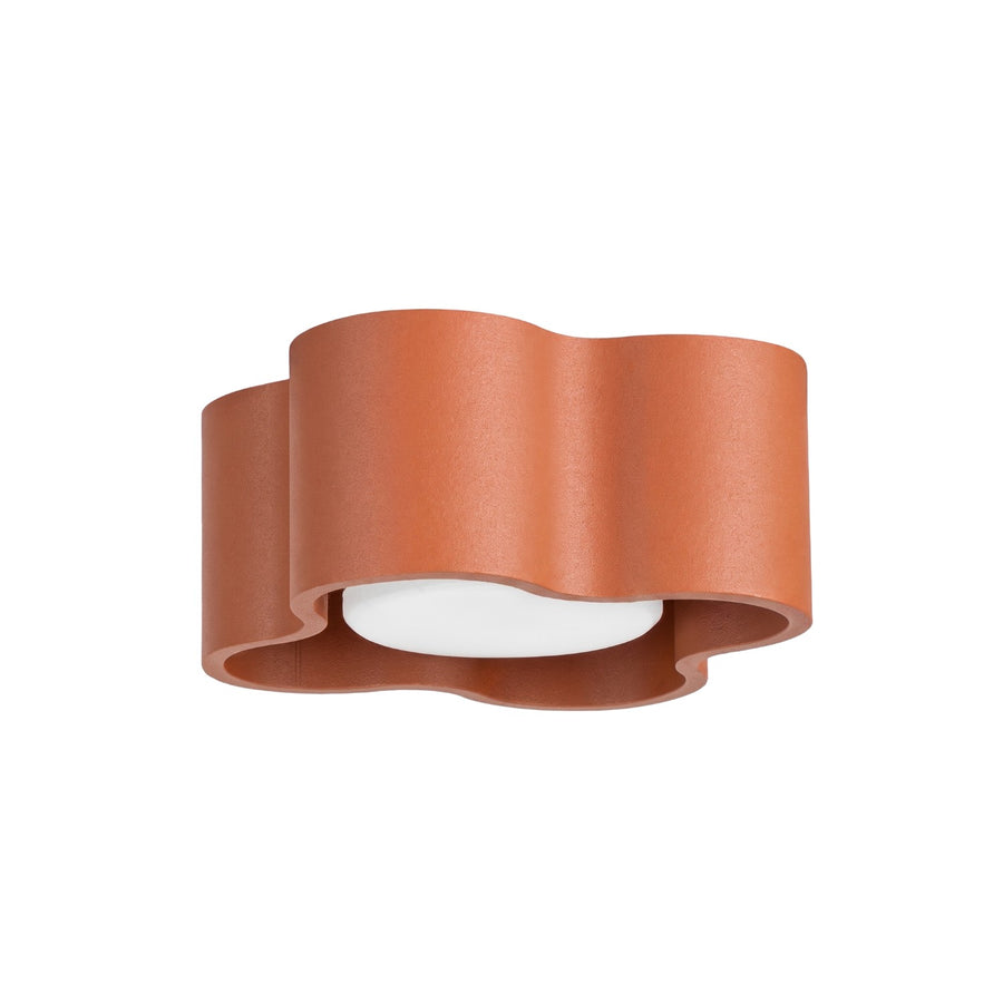Plafonnier OVIO 1 GX53 Ocre rouge