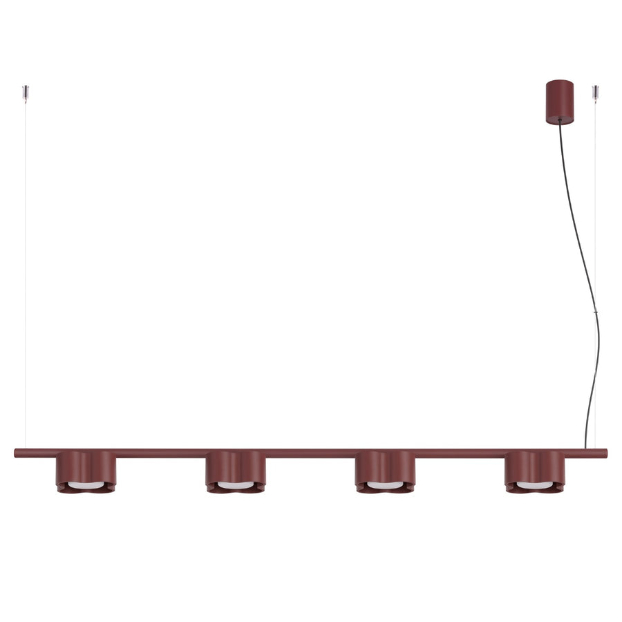 Lustre OVIO 4 GX53 Bordeaux