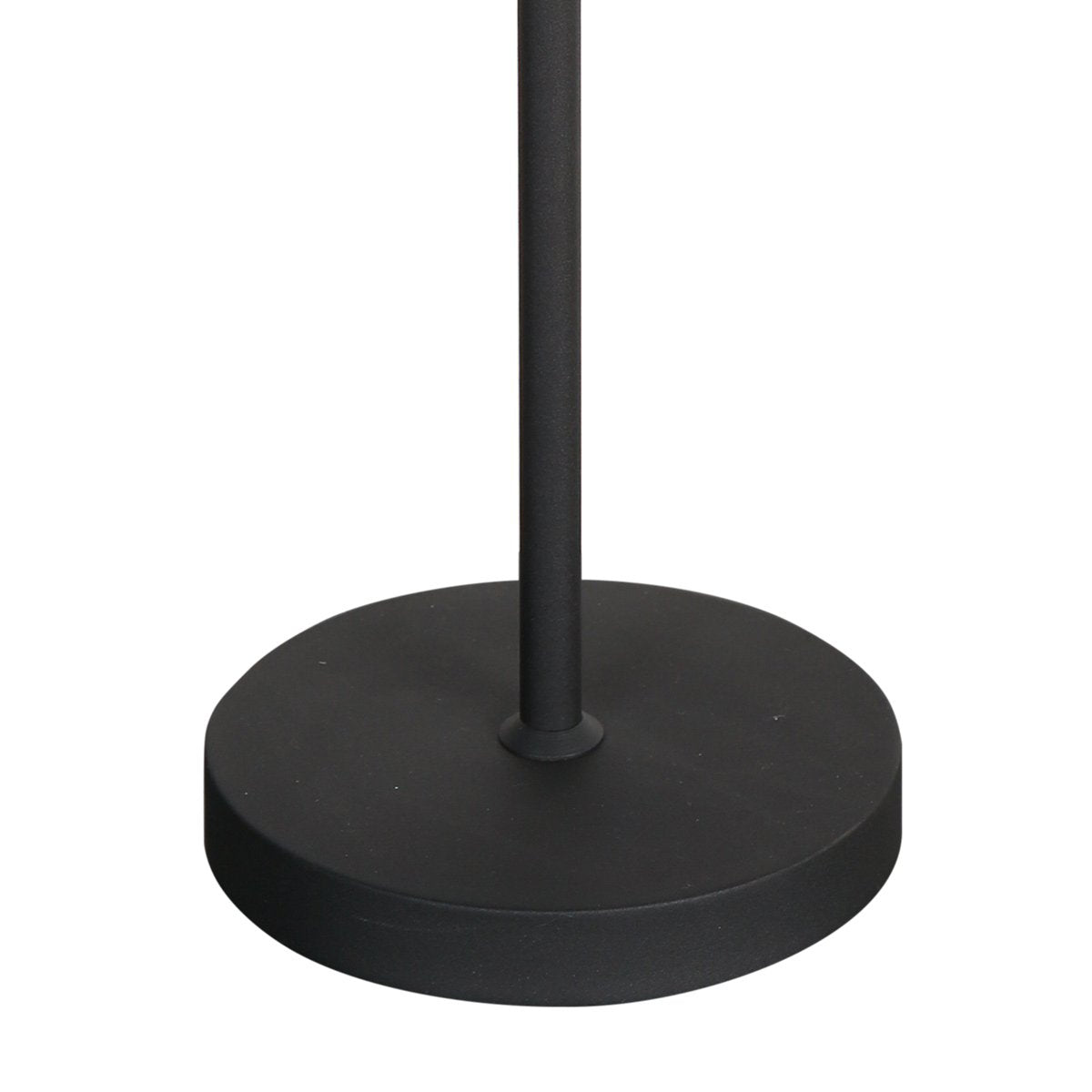 Lampe à poser FloraWave noir, abat-jour crème clair Ø20 cm, réf. 4970ZW