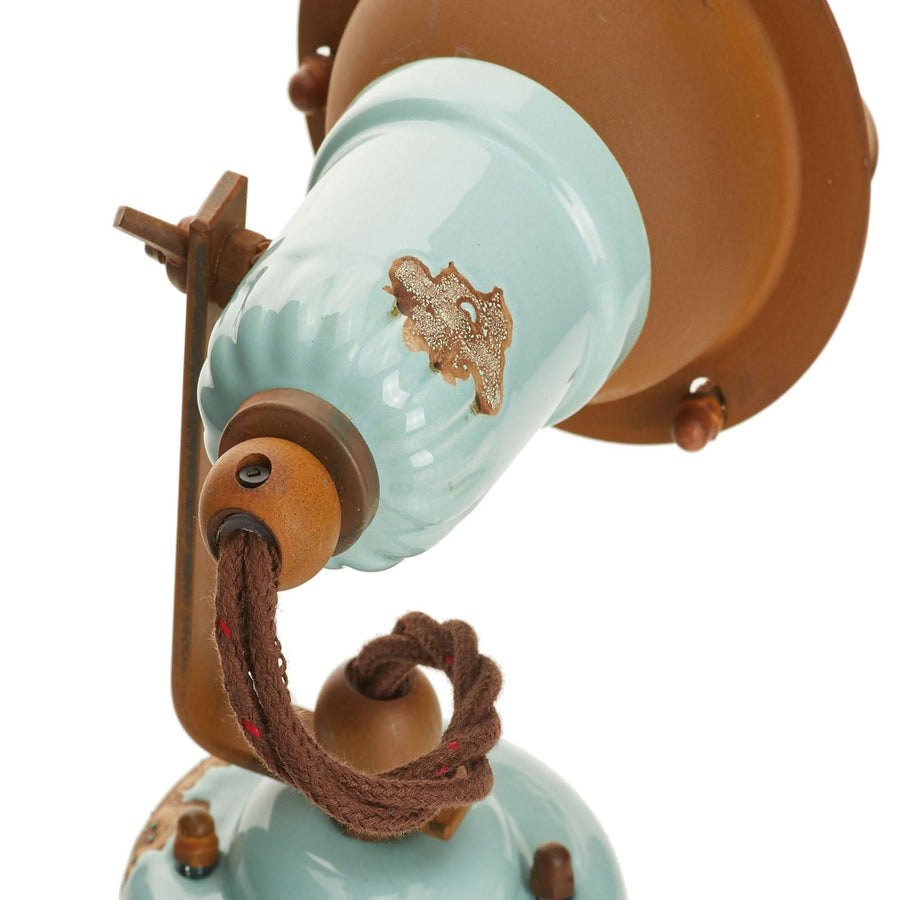 Applique murale C1675/1 en céramique, turquoise, Ø 9 cm