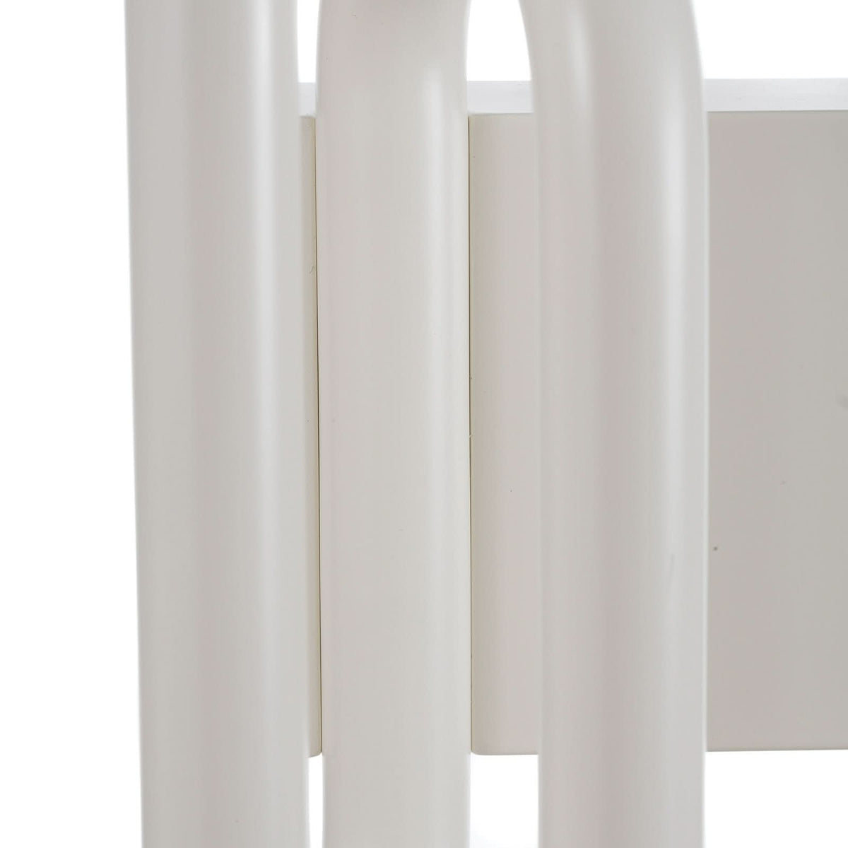 Applique murale LED Tobia en métal, blanc, hauteur 40 cm