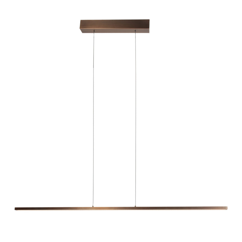 Pendelleuchte 3995BR – Blickfang in Bronze mit Hebesystem und Dimmern