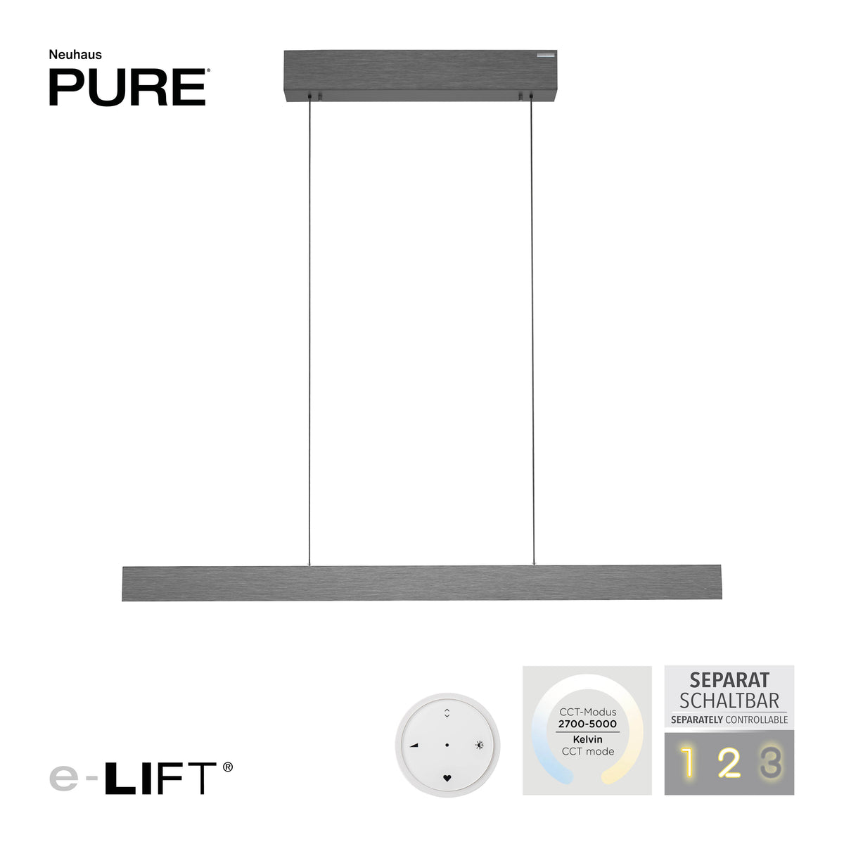 Suspension Pure E-Motion grise