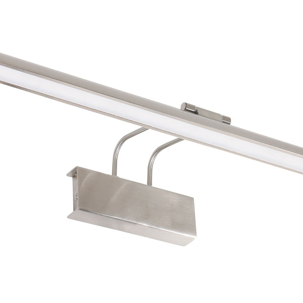 Litho LED Wandleuchte silber
