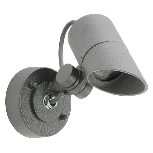 Projecteur d'extérieur Jarno en verre, anthracite et transparent, IP54