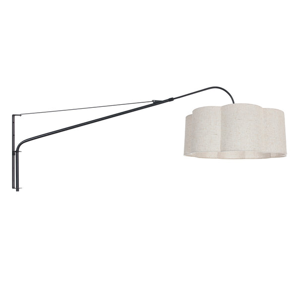 Applique murale | FloraWave Noir Ø50 cm