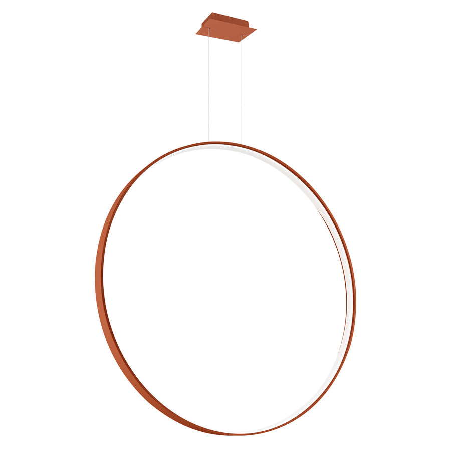 Lampe pendante RIO 110 golden LED 4000K Ocre rouge