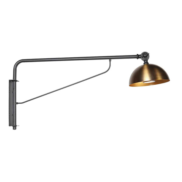 Wandleuchte Pintino 4126ZW schwarz und bronze, Fassung GU10