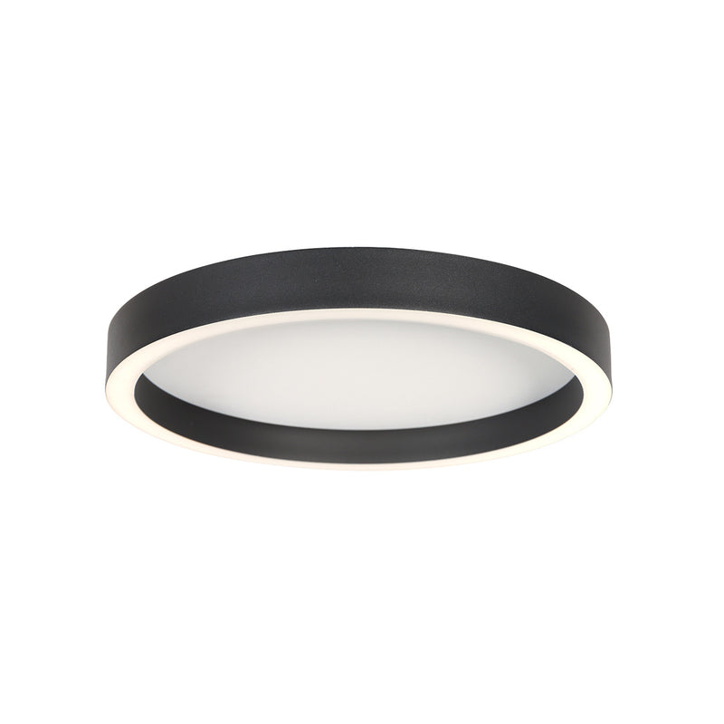 Schwarze Deckenleuchte Ringlux 4134ZW Ø30 cm 2500 Lumen