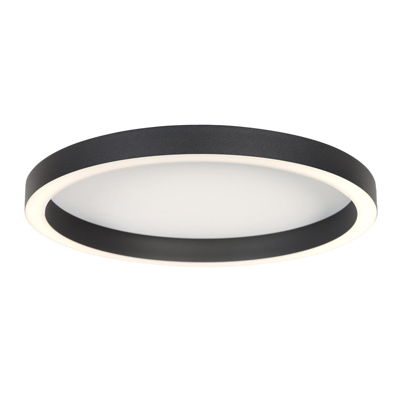 Schwarze Deckenleuchte Ringlux 4135ZW Ø 40 cm 3600 Lumen