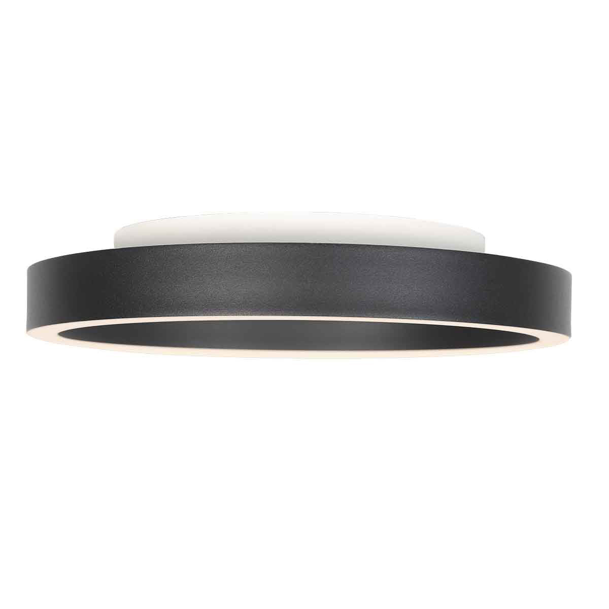 Schwarze Deckenleuchte Ringlux 4135ZW Ø 40 cm 3600 Lumen