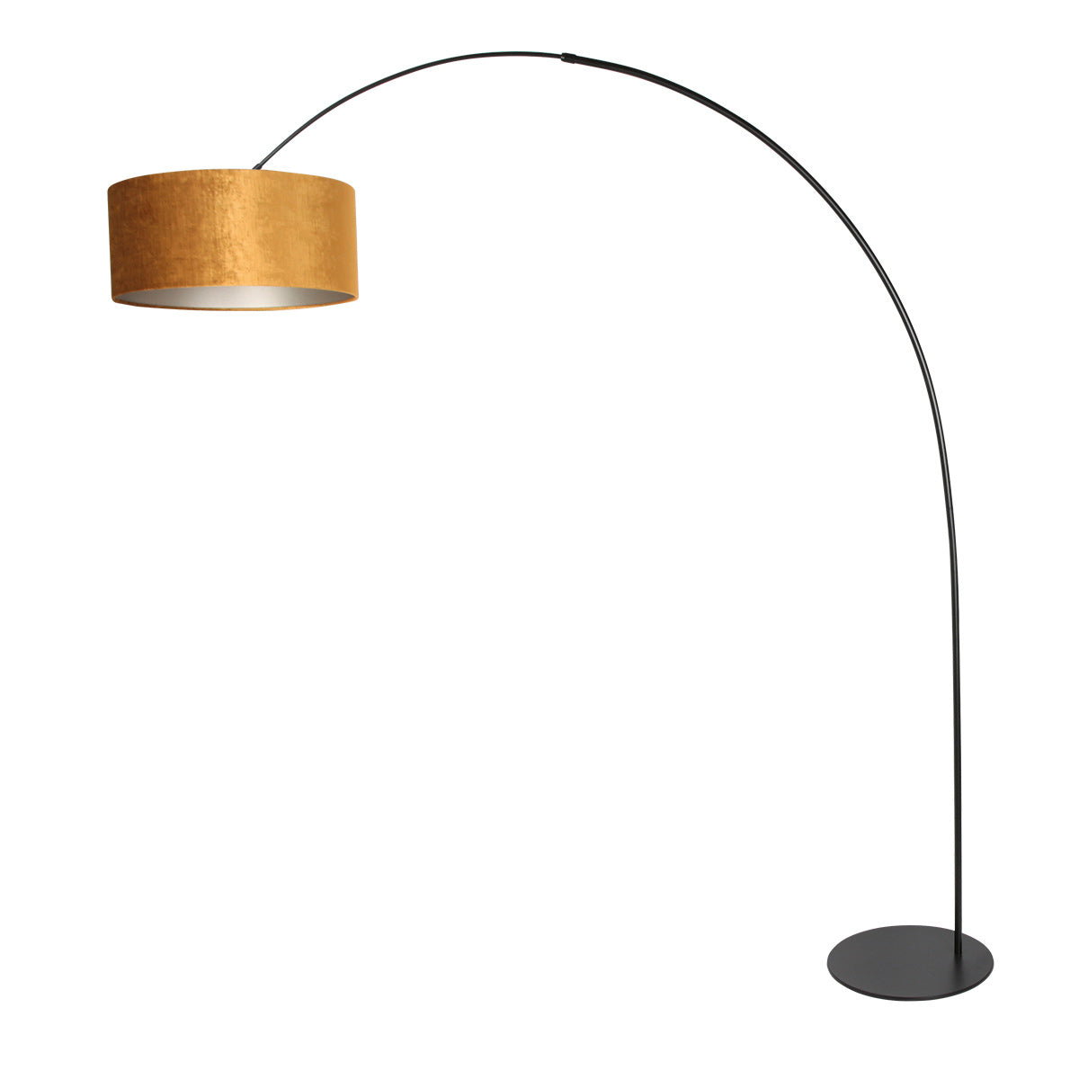 Même lampadaire vu de l'autre côté, arc orienté vers la gauche