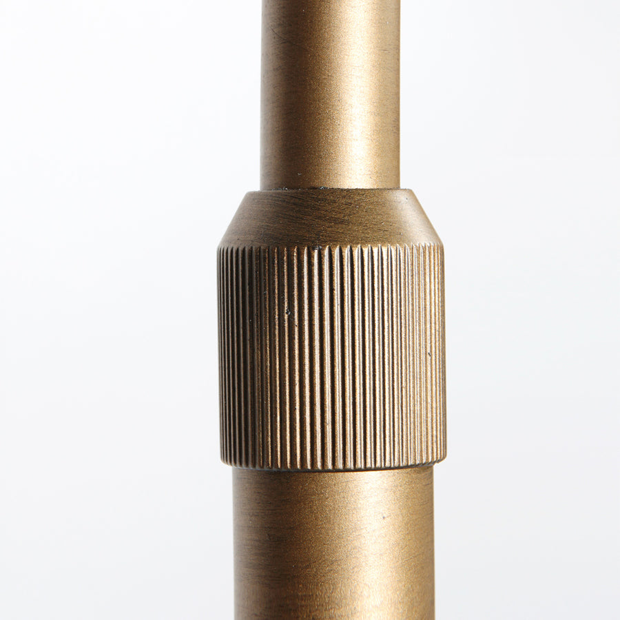 Bogenlampe in Bronzefarbe Sparkled Light 4303BR – elegante Beleuchtung mit Grass-Lampenschirm