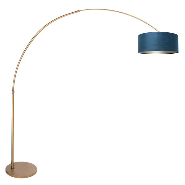 Bogenlampe aus Bronze Sparkled Light 4307BR – Elegante Beleuchtung mit Samtschirm