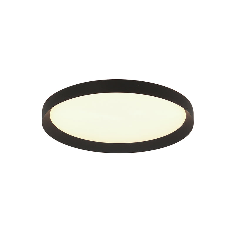 Deckenleuchte Flady 4367ZW schwarz Ø30 cm 2000 Lumen