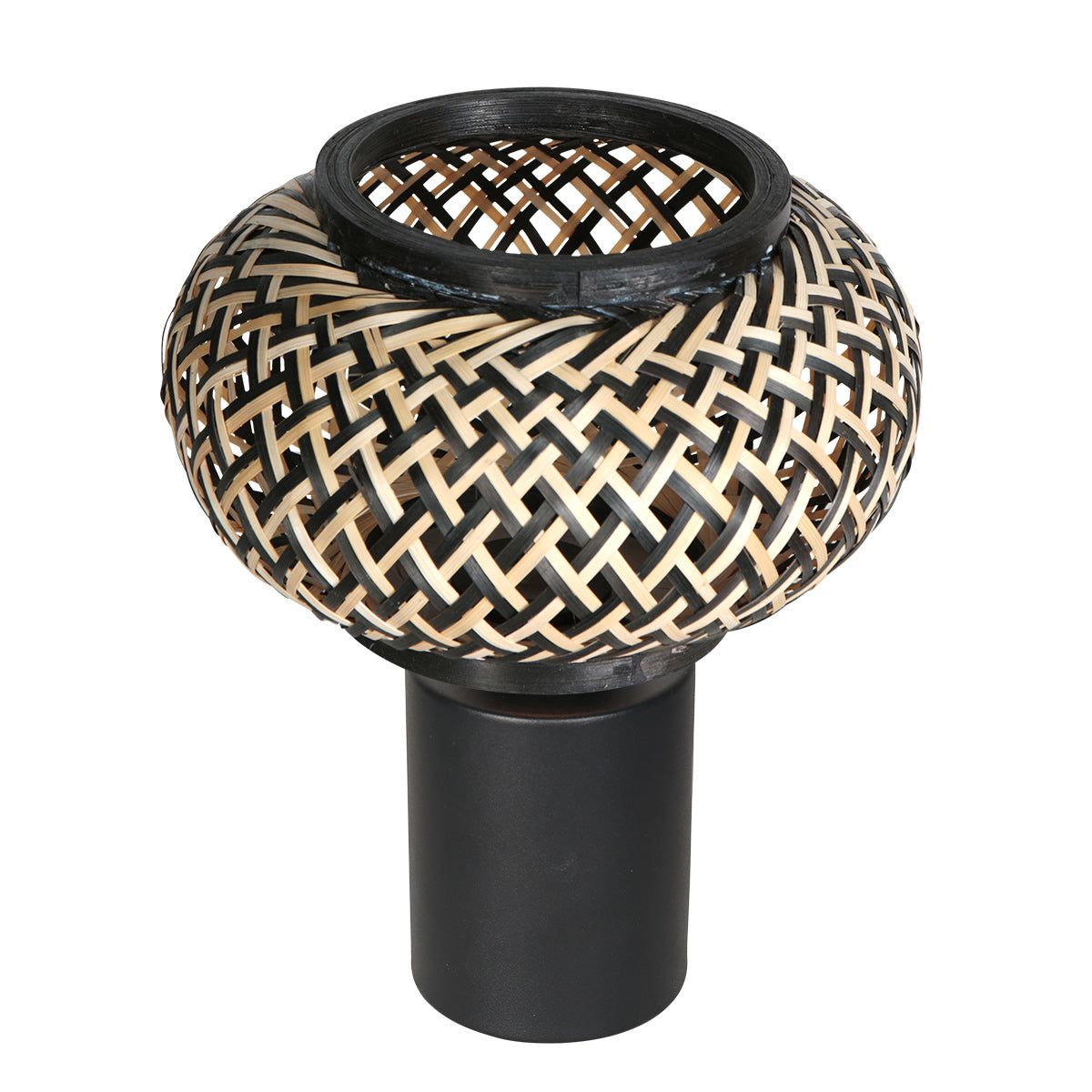 Second angle du même modèle, mettant en valeur la base noire cylindrique