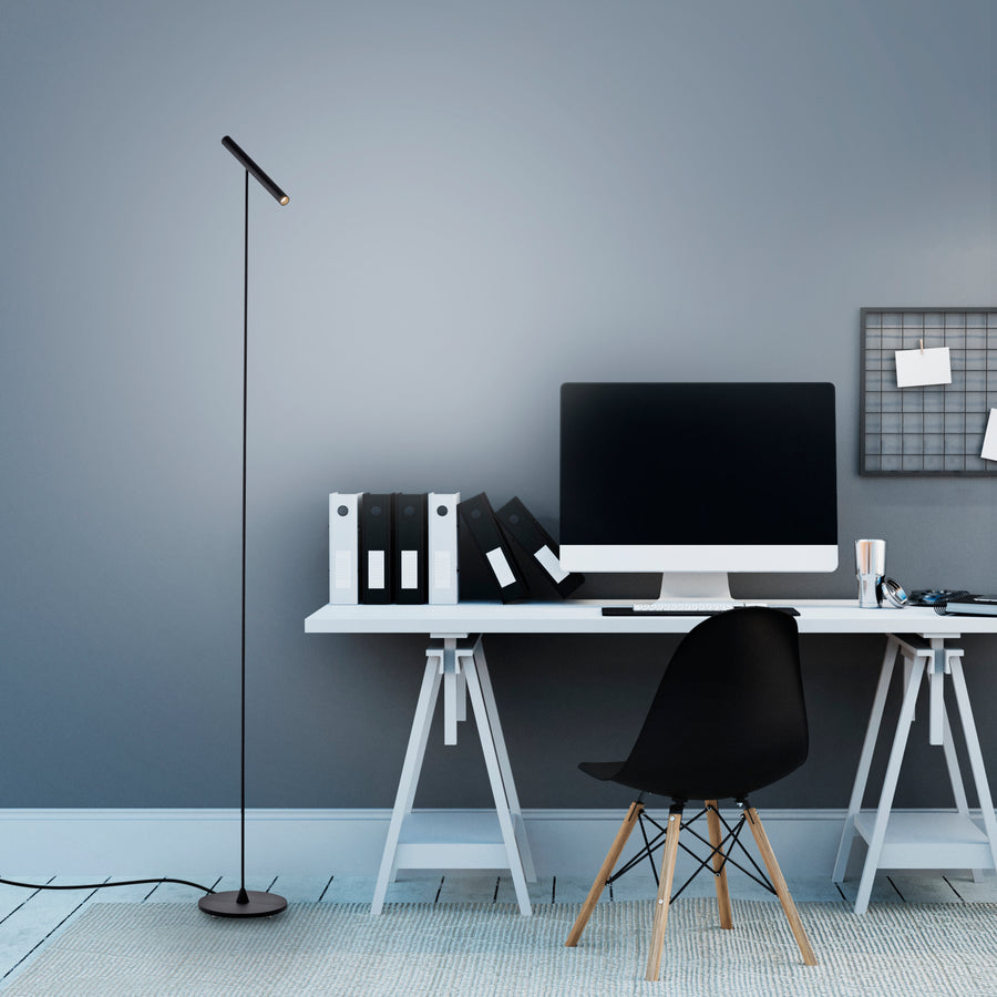 Lampadaire Pure-Tutua noir