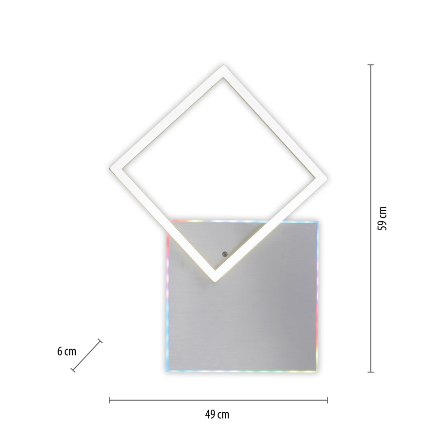 Plafonnier Renda aluminium