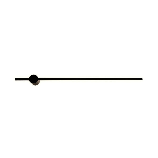 Applique murale Troy noire, L 90 cm