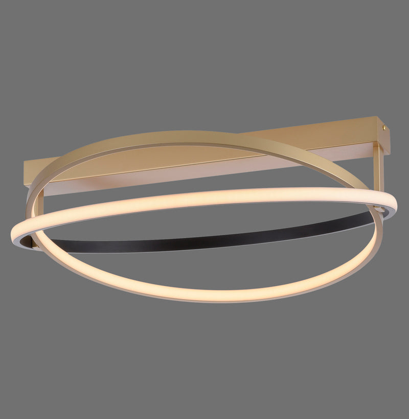 Plafonnier LED | Q-Beluga Laiton mat